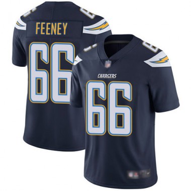 Los Angeles Chargers NFL Football Dan Feeney Navy Blue Jersey Youth Limited #66 Home Vapor Untouchable
